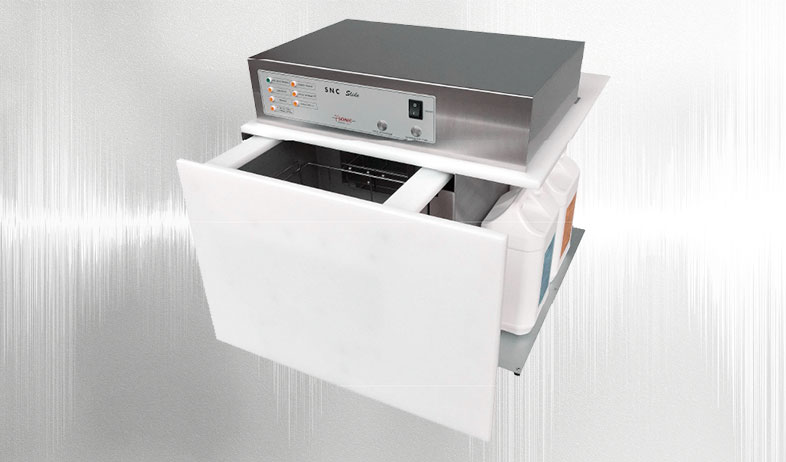 Laveur-désinfecteur à ultrasons automatique SNC Slide ouvert