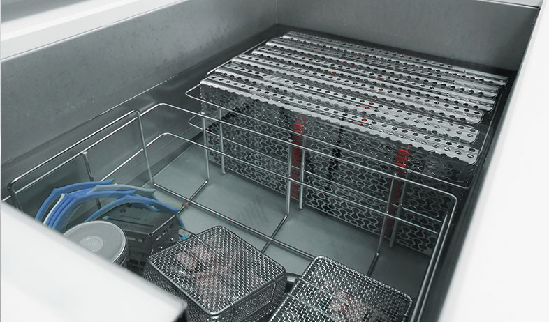 cuve avec 2 paniers PC17 porte-cassettes